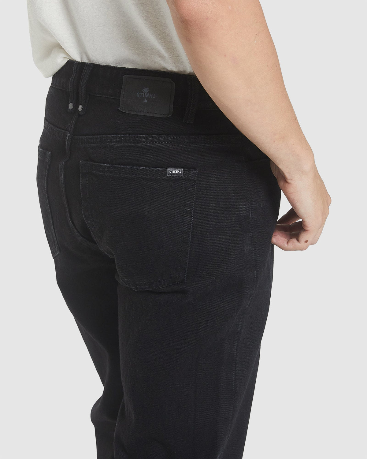 MENS STRAIGHT LINE DENIM JEANS