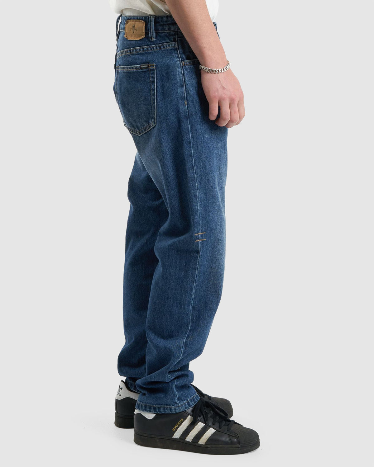 MENS STRAIGHT LINE DENIM JEANS