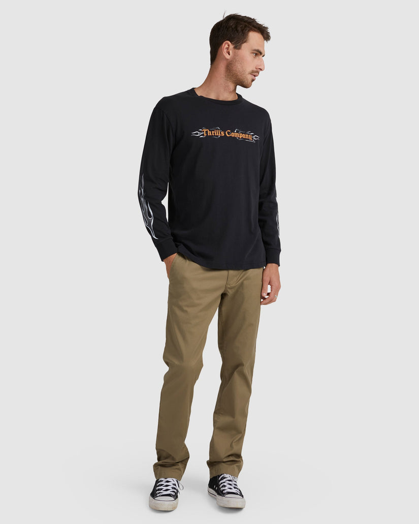 MENS STRANGE DAYS MERCH FIT LONG SLEEVE T-SHIRT