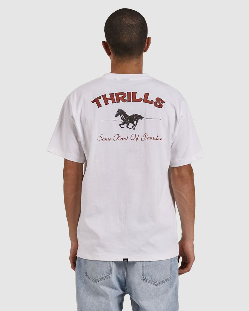 MENS RIDING IN PARADISE MERCH FIT T-SHIRT