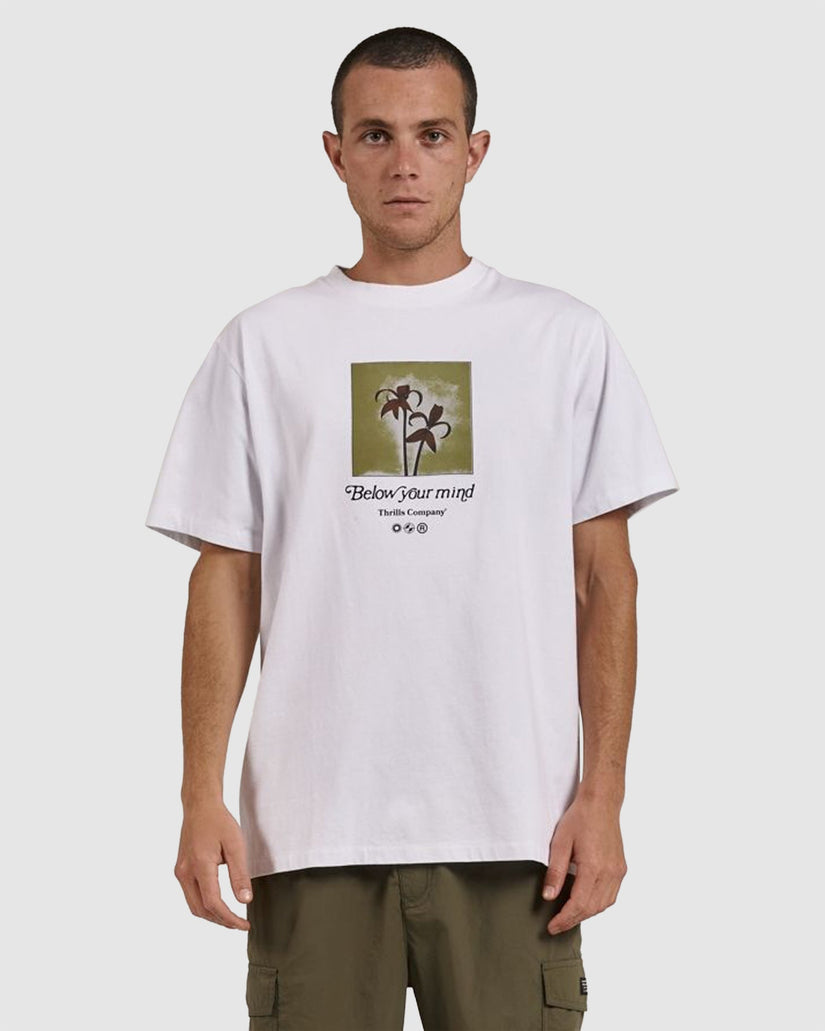 MENS BELOW YOUR MIND MERCH FIT T-SHIRT