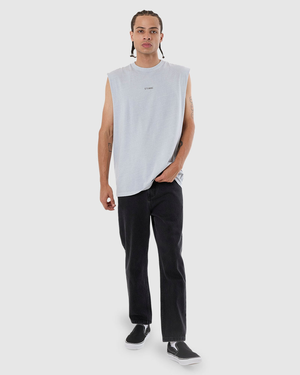 MENS MINIMAL THRILLS MERCH FIT TANK TOP