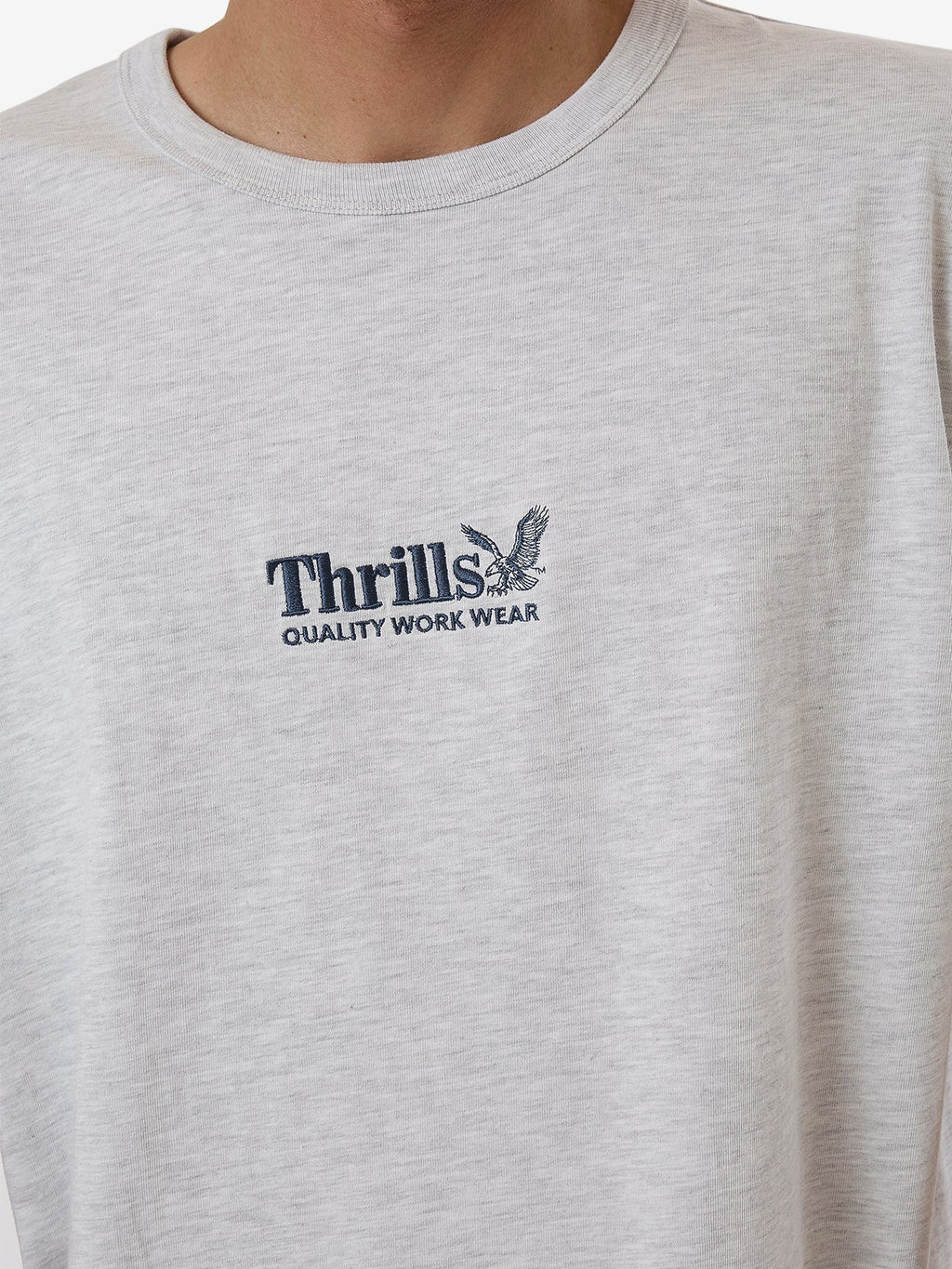 MENS THRILLS WORKWEAR EMBRO MERCH FIT T-SHIRT