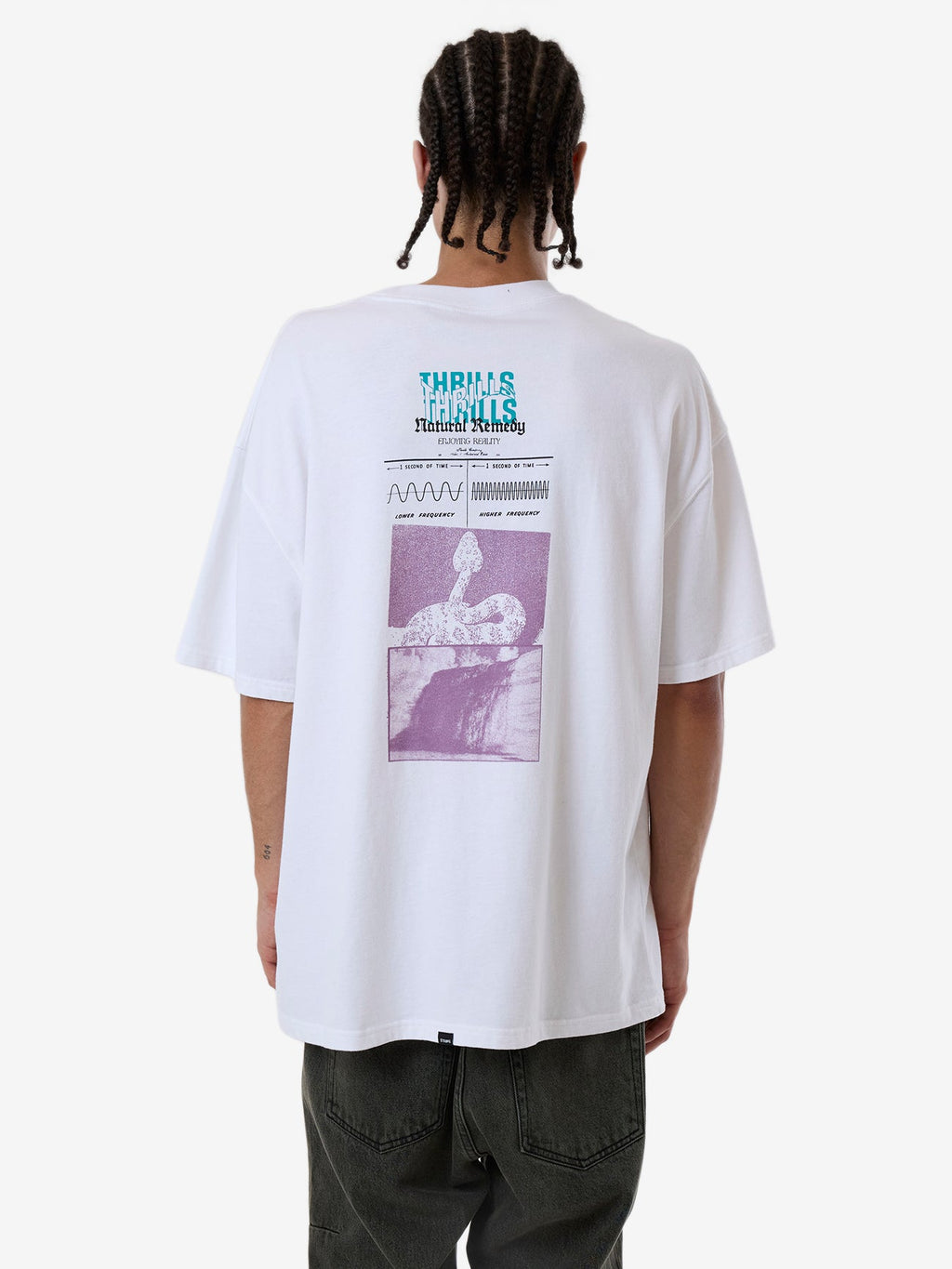 MENS NATURAL REMEDY BOX FIT OVERSIZED T-SHIRT