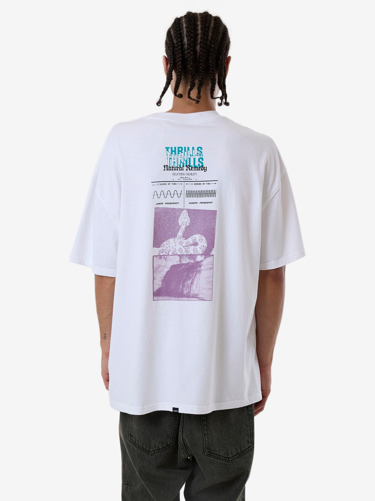 MENS NATURAL REMEDY BOX FIT OVERSIZED T-SHIRT