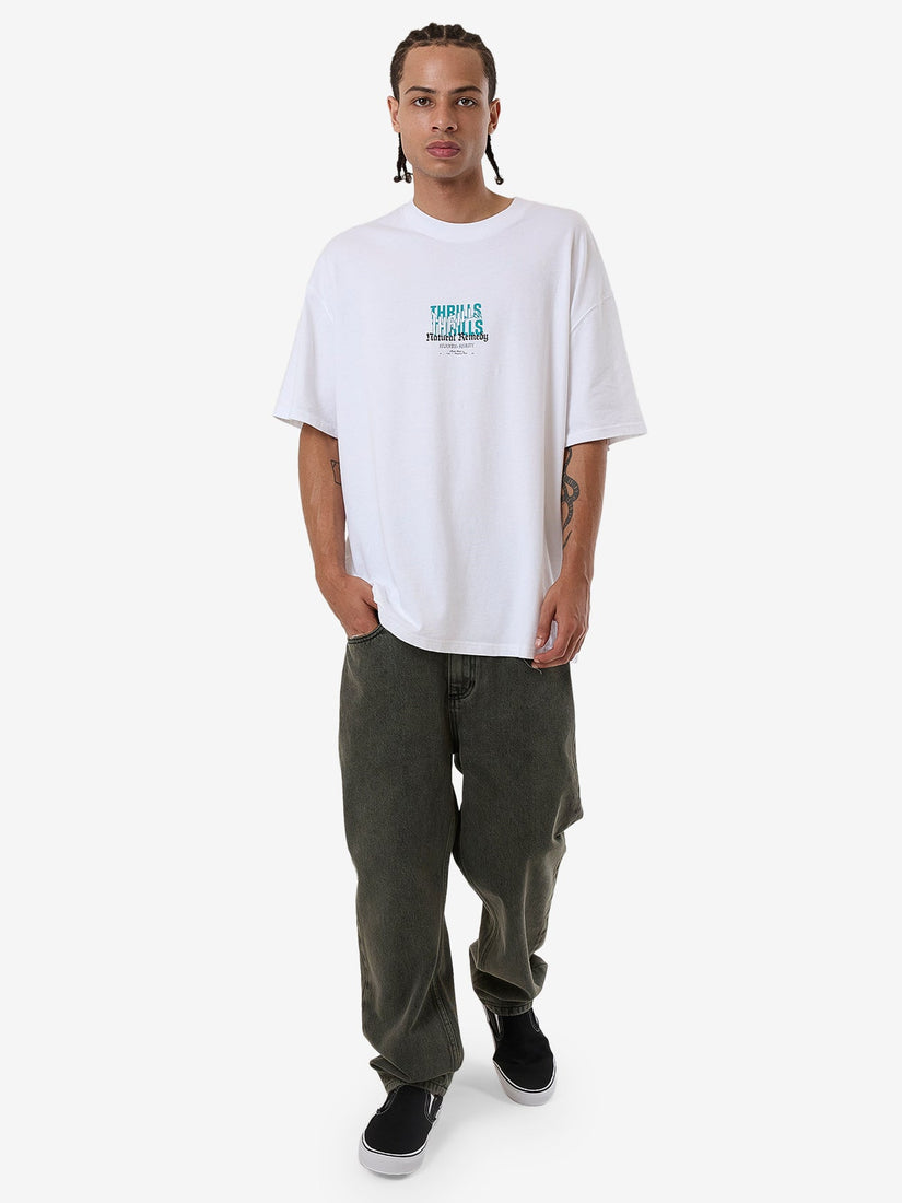 MENS NATURAL REMEDY BOX FIT OVERSIZED T-SHIRT