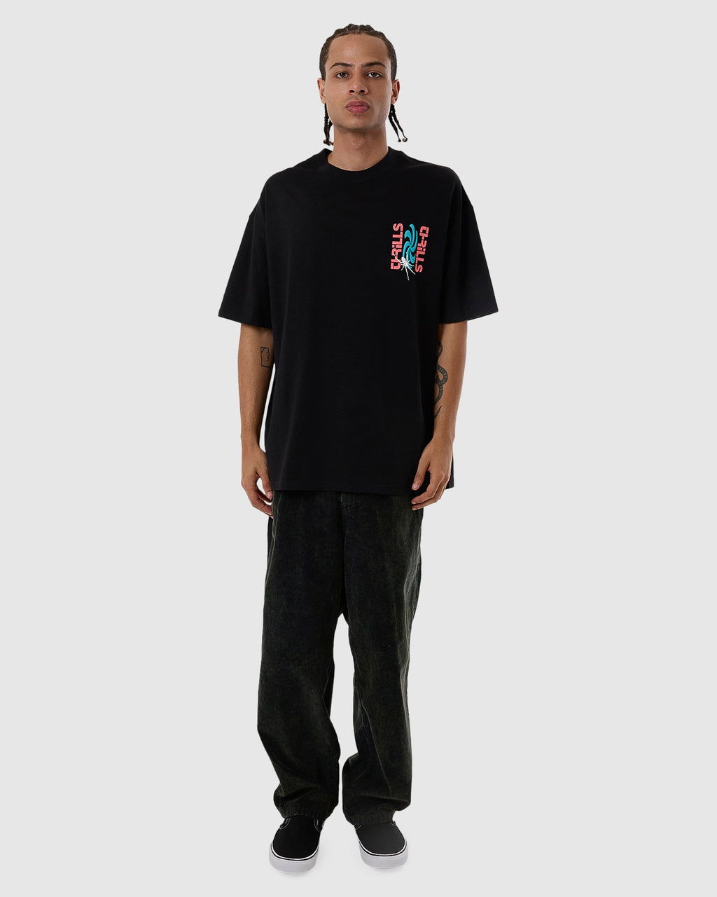 MENS FIRESTARTER BOX FIT OVERSIZE T-SHIRT