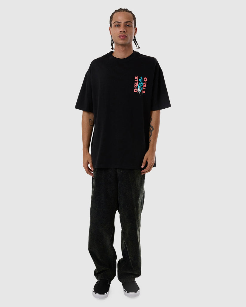 MENS FIRESTARTER BOX FIT OVERSIZE T-SHIRT