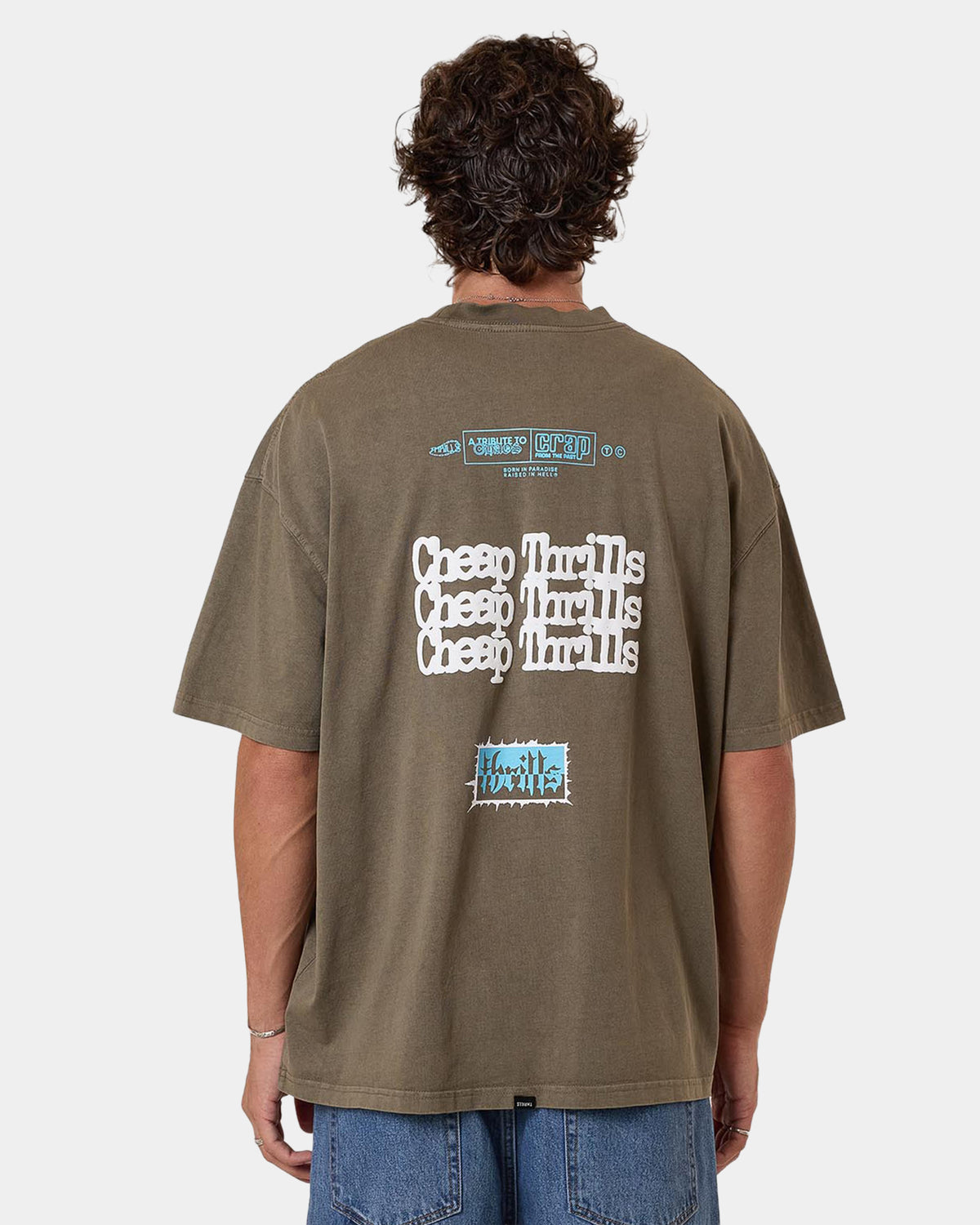 Mens Cheap Thrills Box Fit Oversized T-Shirt