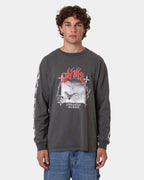 Mens Flight Risk Oversized Long Sleeve T-Shirt
