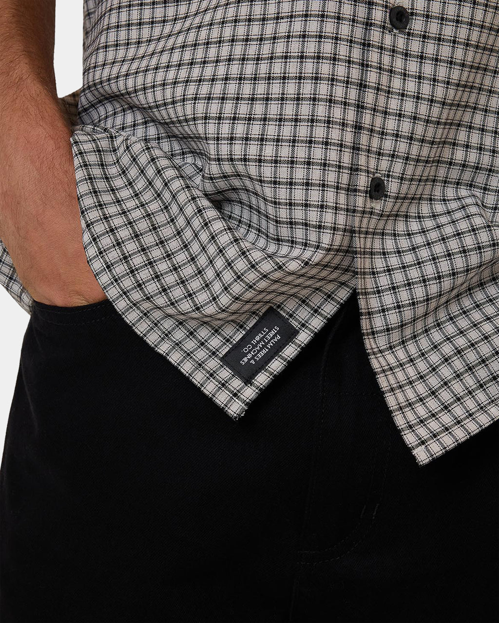 Mens Thrills Union Check Short Sleeve Shirt