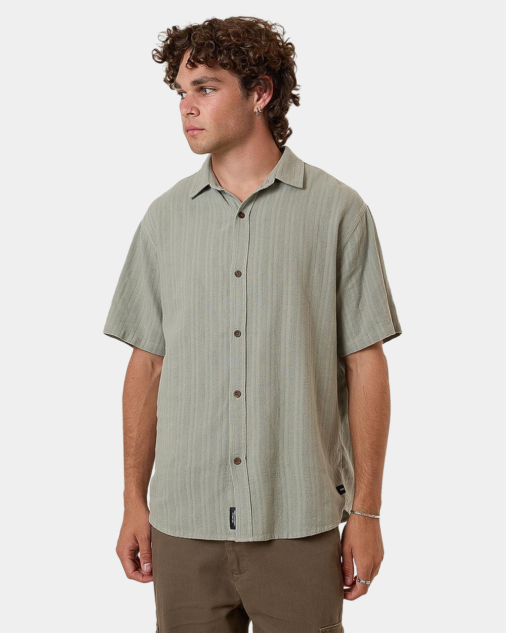 Mens Unhinged Short Sleeve Shirt