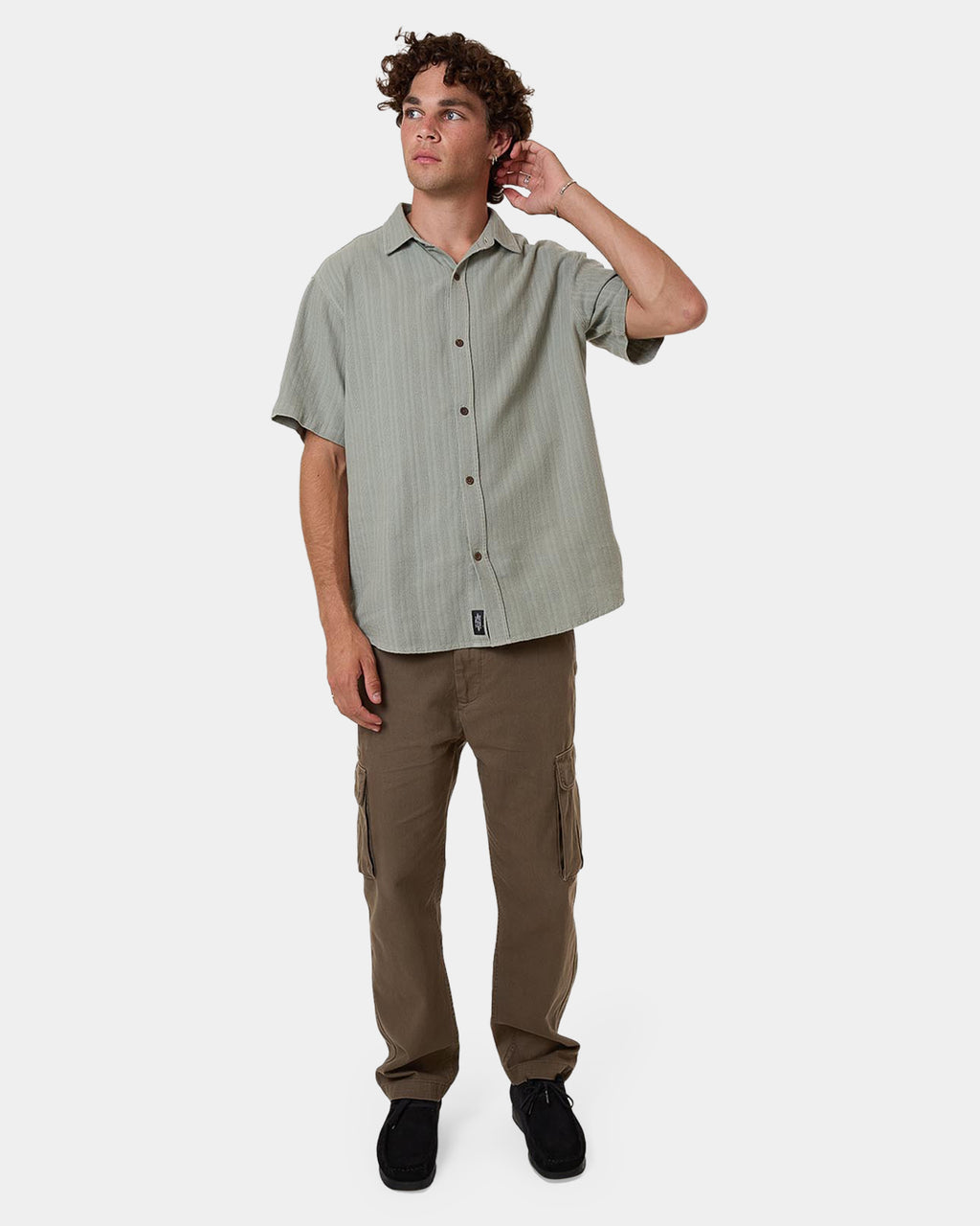 Mens Unhinged Short Sleeve Shirt