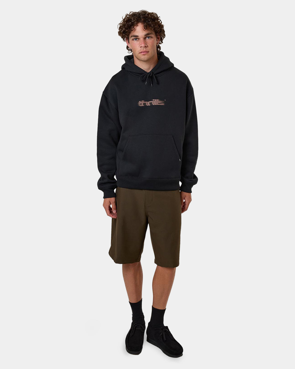 Mens Super Blast Slouch Pullover Hoodie