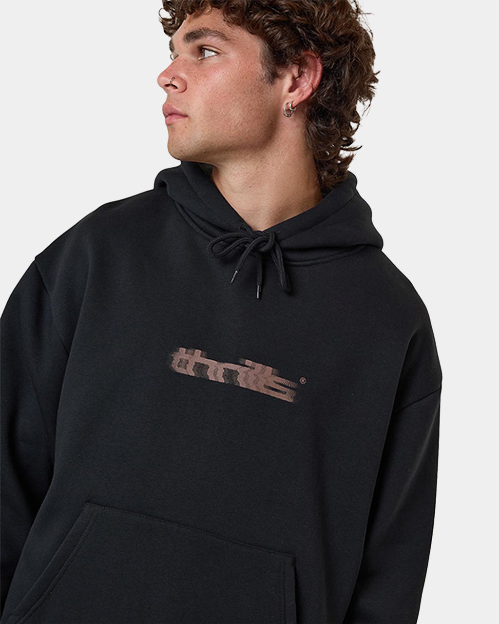 Mens Super Blast Slouch Pullover Hoodie