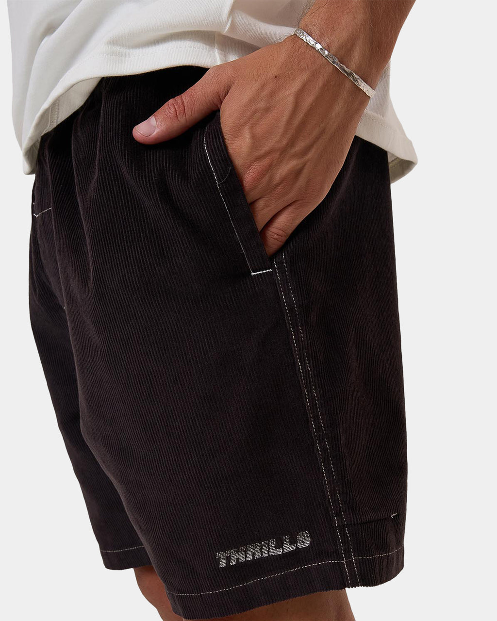Mens Anarchy In Paradise Cord Shorts