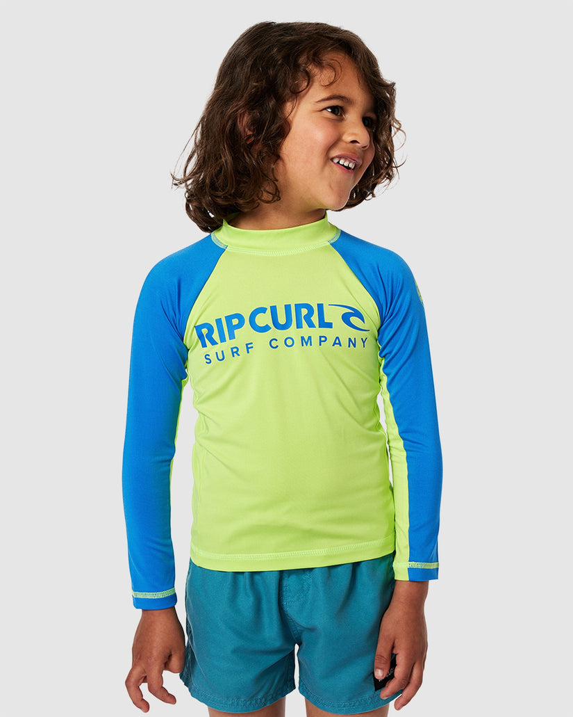 BOYS 2-7 SHOCK UPF LONG SLEEVE RASH VEST