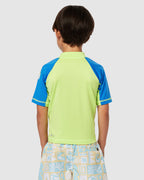 BOYS 2-7 SHOCK UPF SHORT SLEEVE RASH VEST