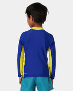 BOYS 2-7 TUBE TURTLE UPF LONG SLEEVE RASH VEST