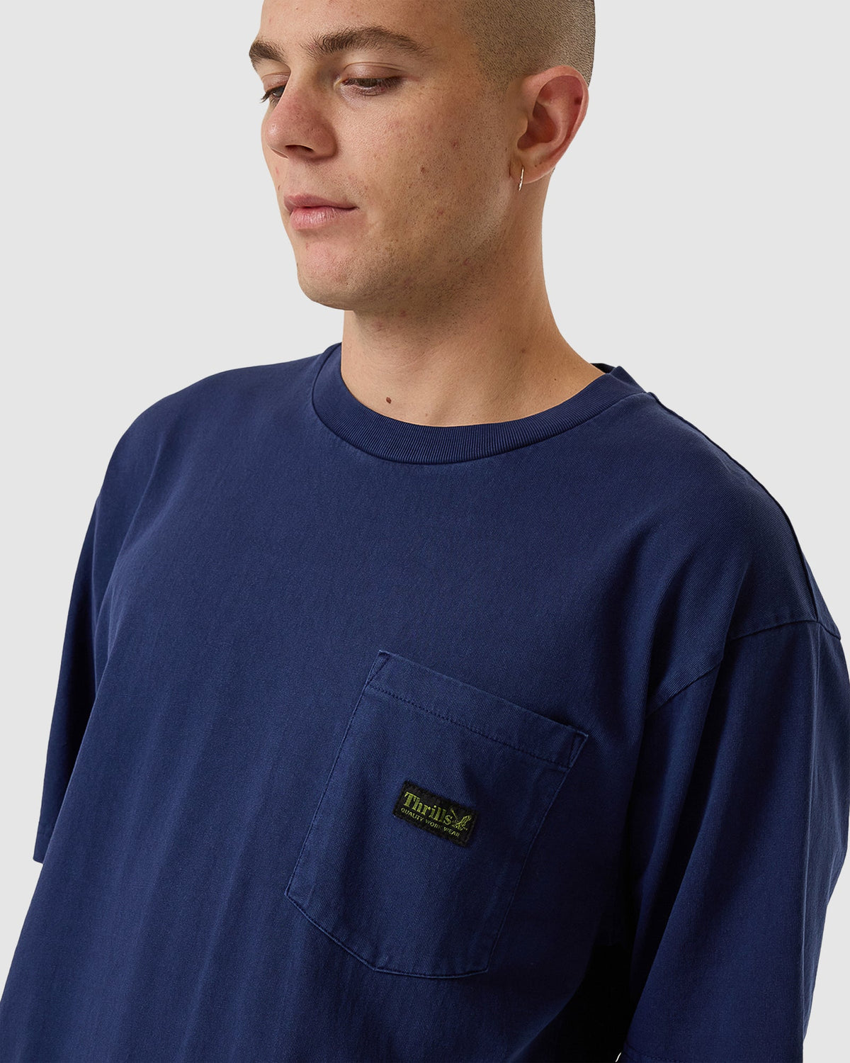 Mens Union Oversized Pocket T-Shirt