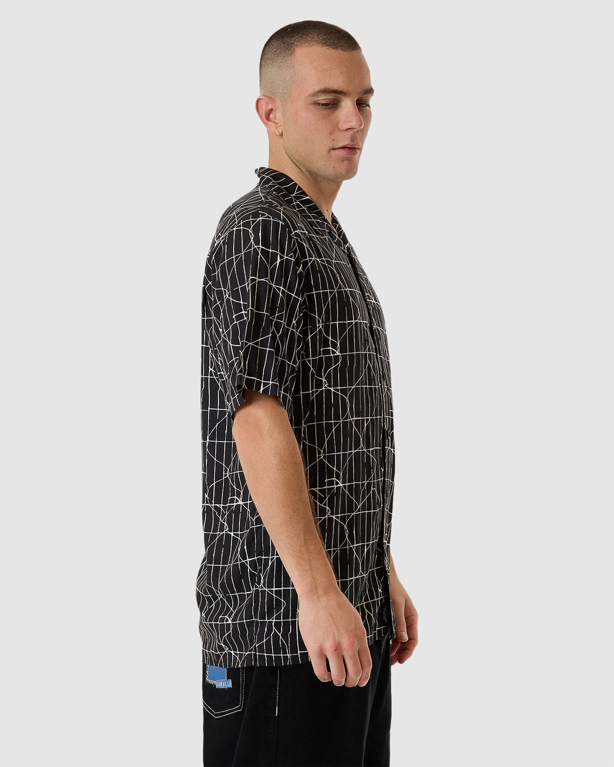 Mens High Power Bowling Short Sleeve Shirt