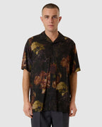 Mens Beauty In Darkness Bowling Short Sleeve Shirt