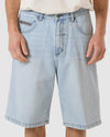 Mens Gazed Big Slacker Denim Shorts