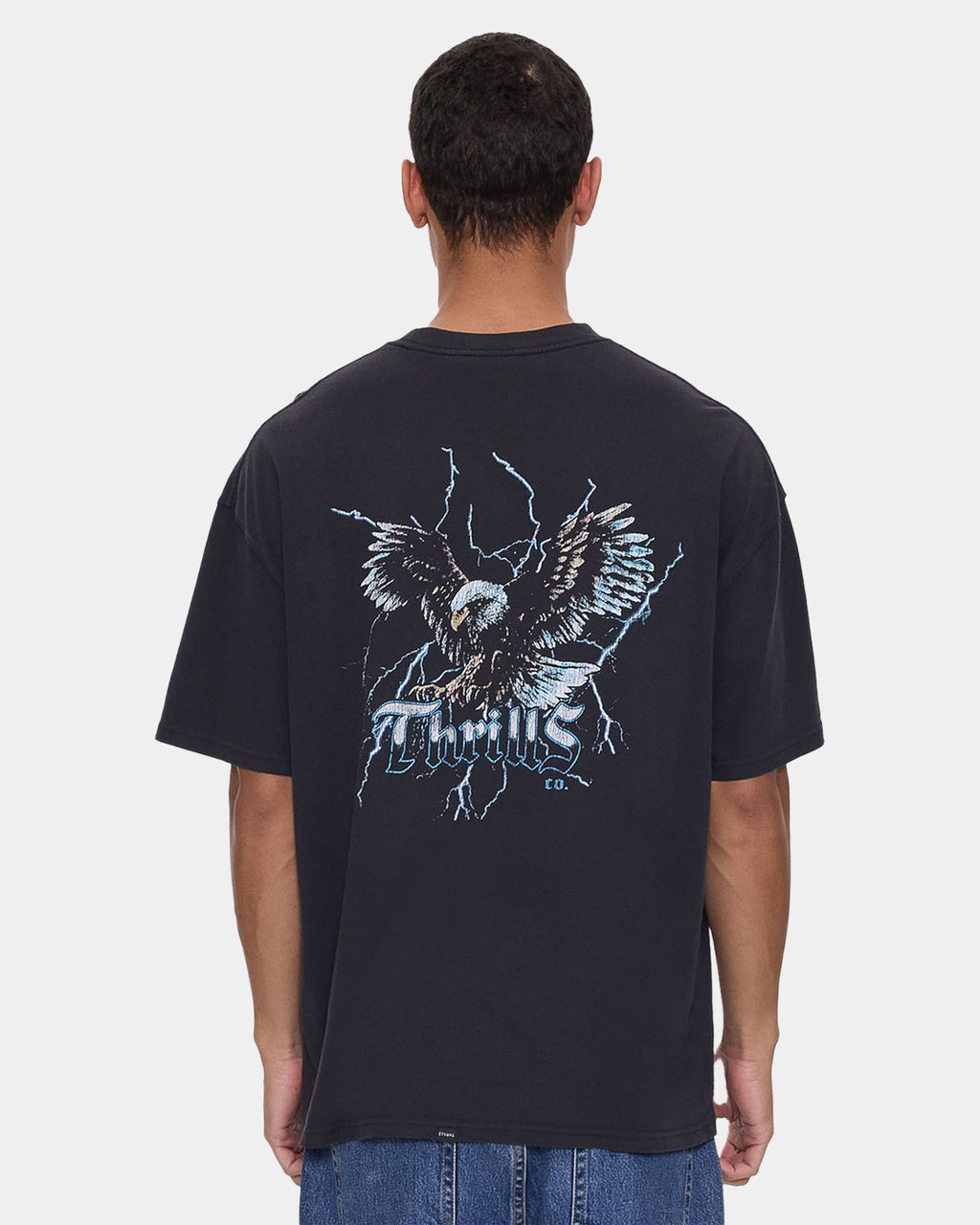 Mens Run For The Hills Oversized T-Shirt