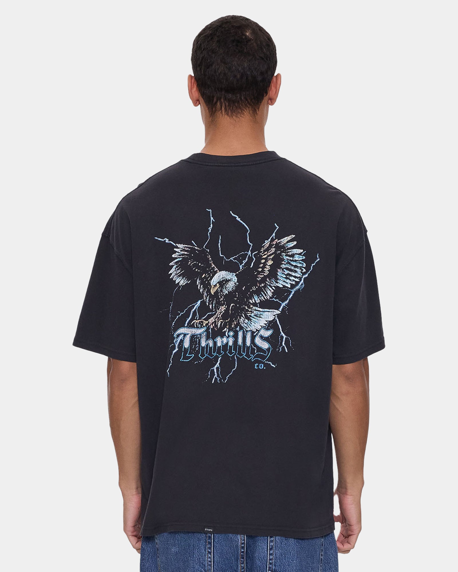Mens Run For The Hills Oversized T-Shirt