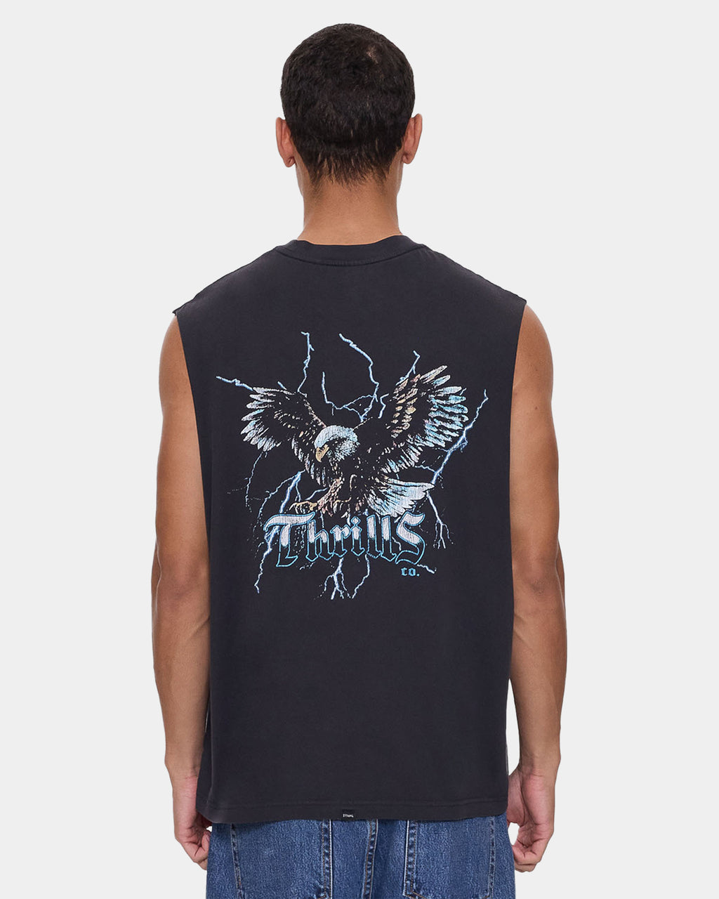 Mens Run For The Hills Oversized Muscle
