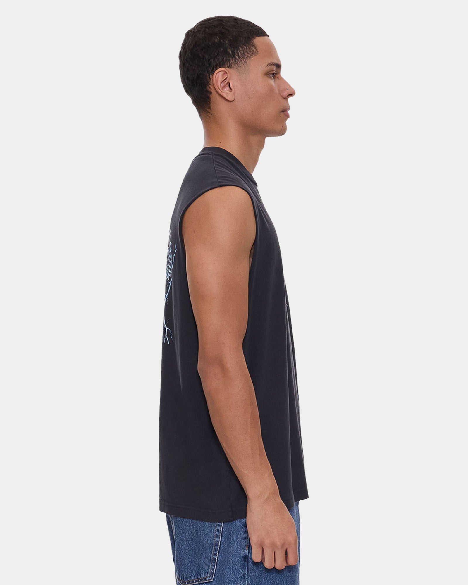 Mens Run For The Hills Oversized Muscle