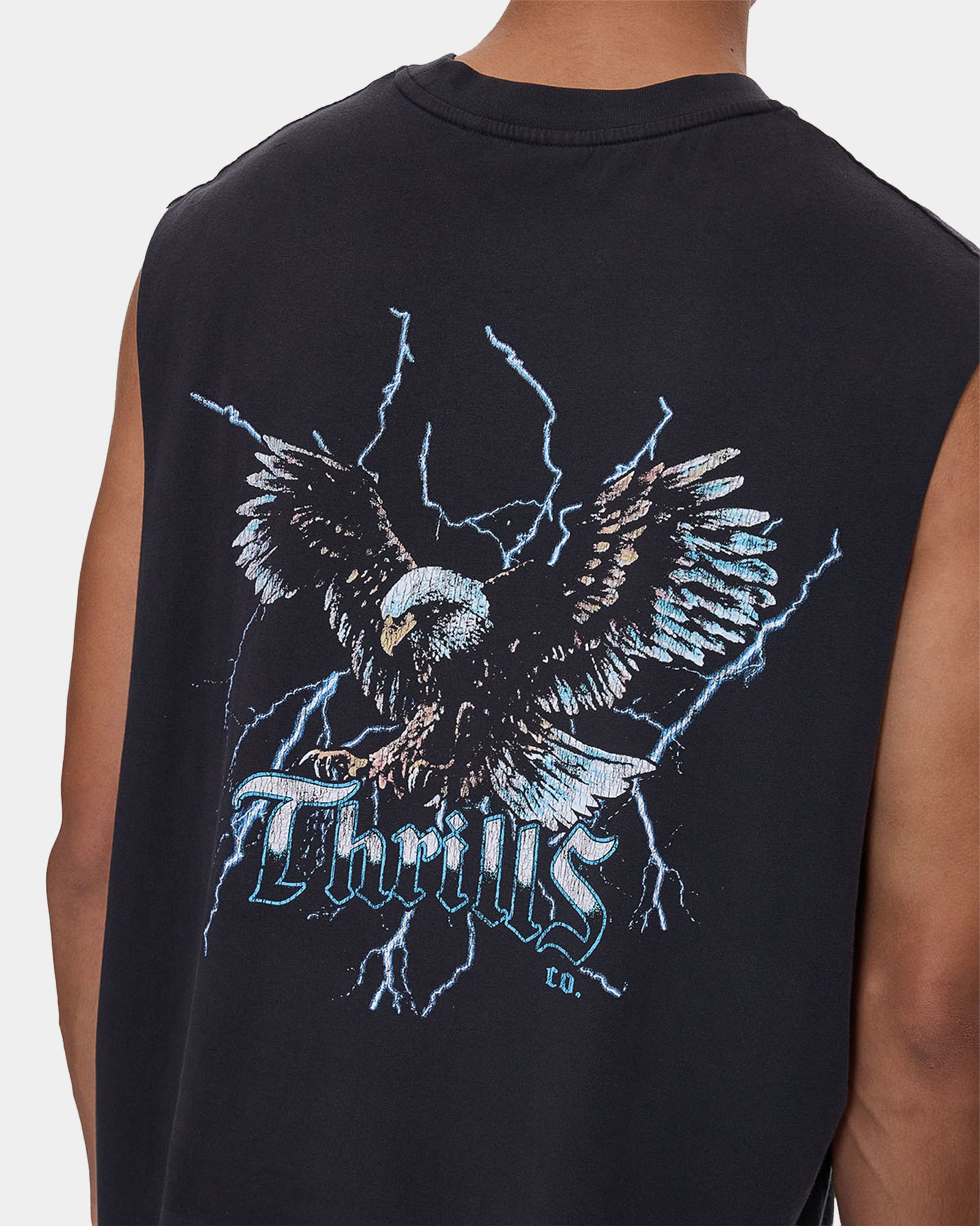 Mens Run For The Hills Oversized Muscle