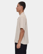 Mens Hemp Minimal Thrills Contrast Stitch Short Sleeve Shirt