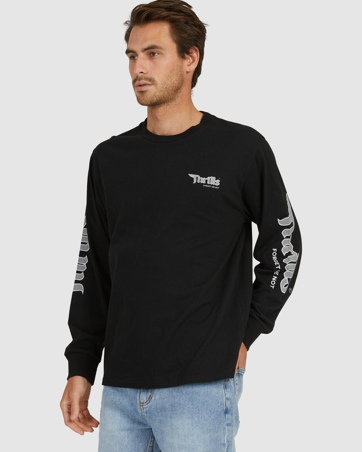 MENS FORGET ME NOT MERCH FIT LONG SLEEVE T-SHIRT