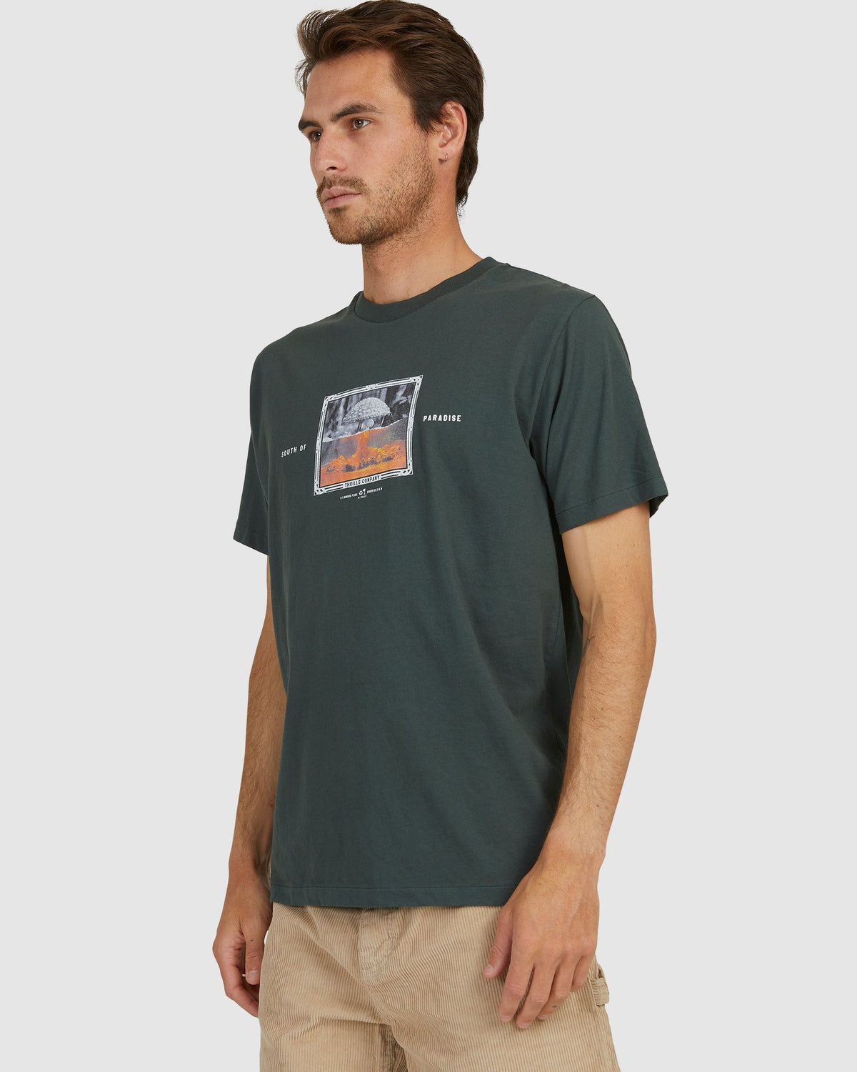 MENS SHROOM DOOM MERCH FIT T-SHIRT