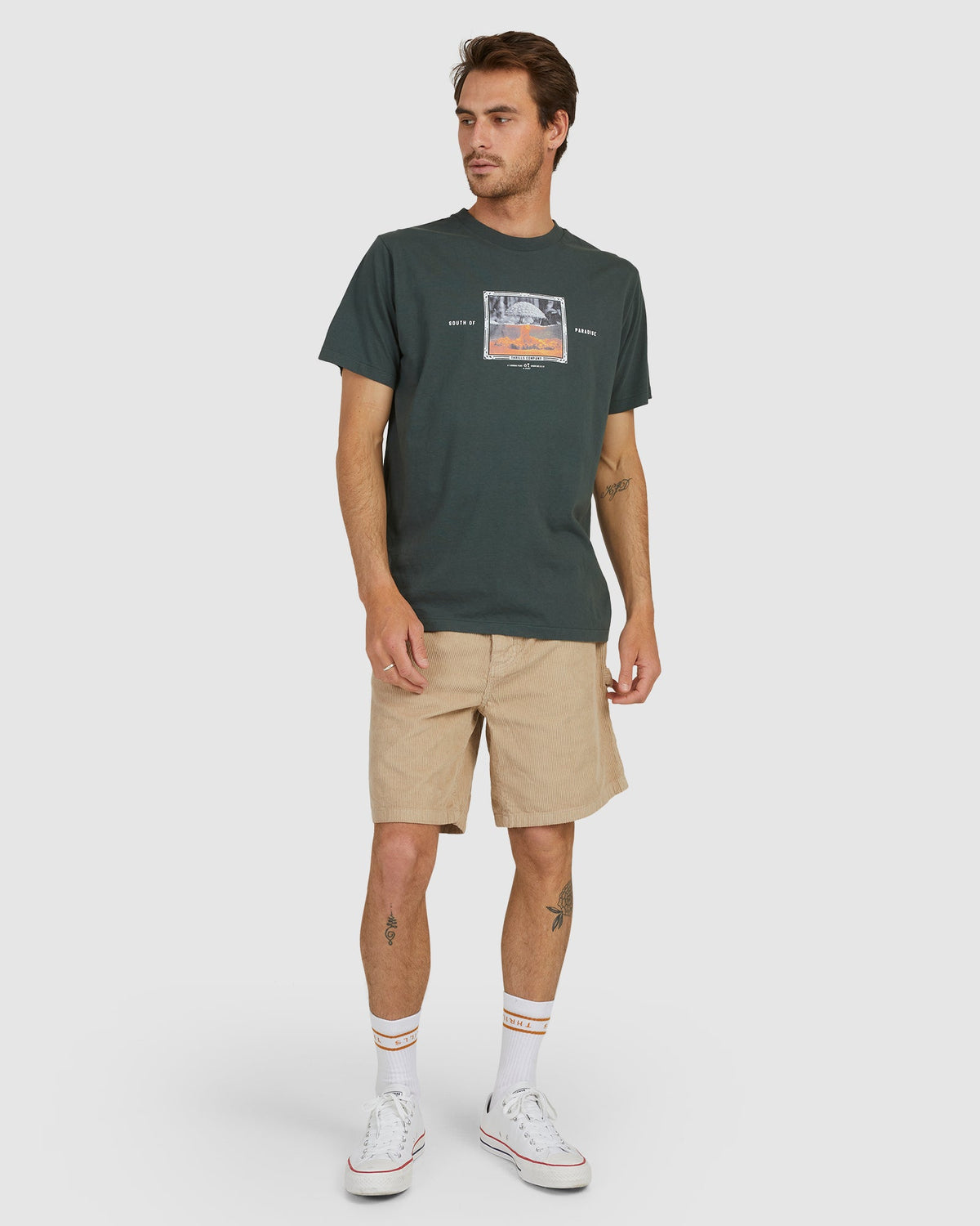 MENS SHROOM DOOM MERCH FIT T-SHIRT