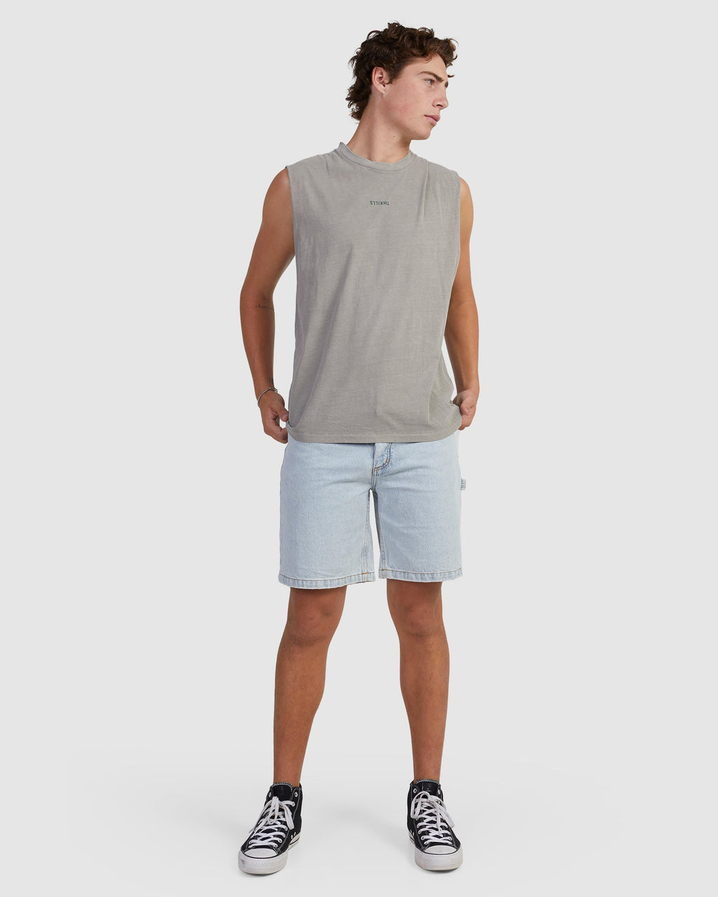 MENS MINIMAL THRILLS MERCH FIT TANK TOP