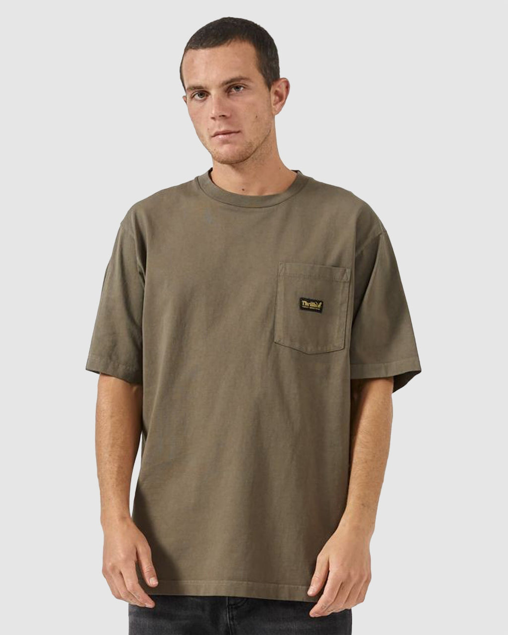 MENS THRILLS UNION OVERSIZED FIT POCKET T-SHIRT