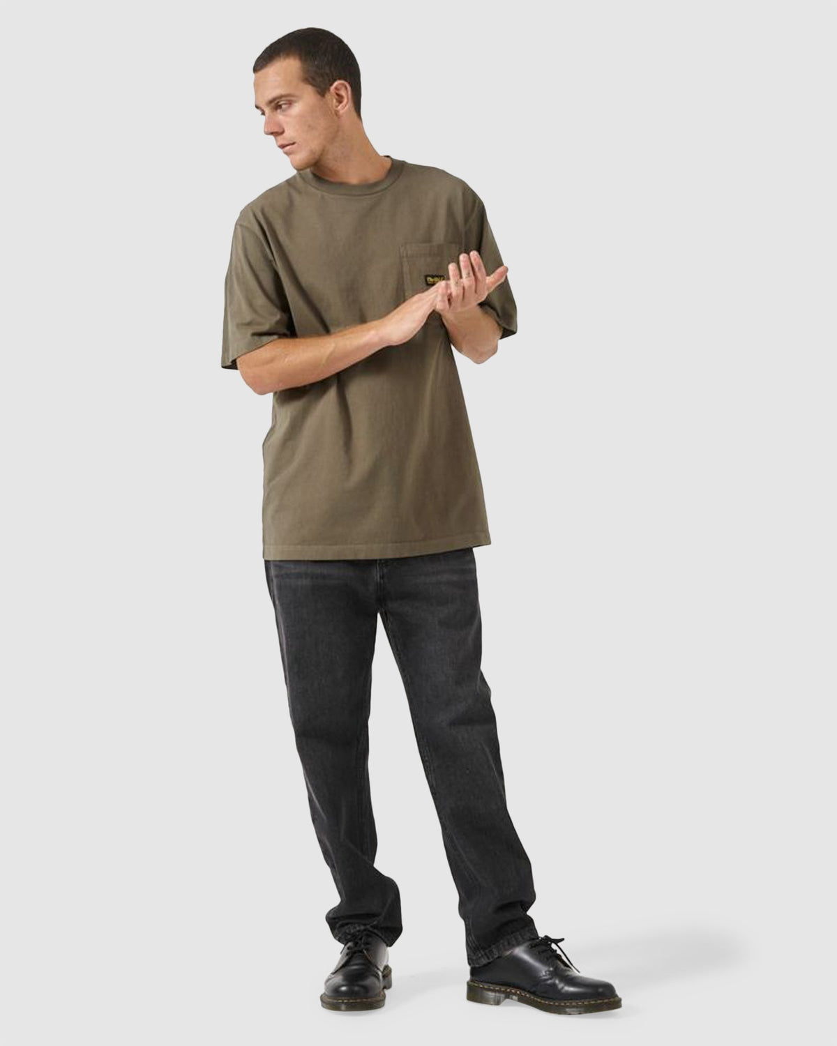 MENS THRILLS UNION OVERSIZED FIT POCKET T-SHIRT