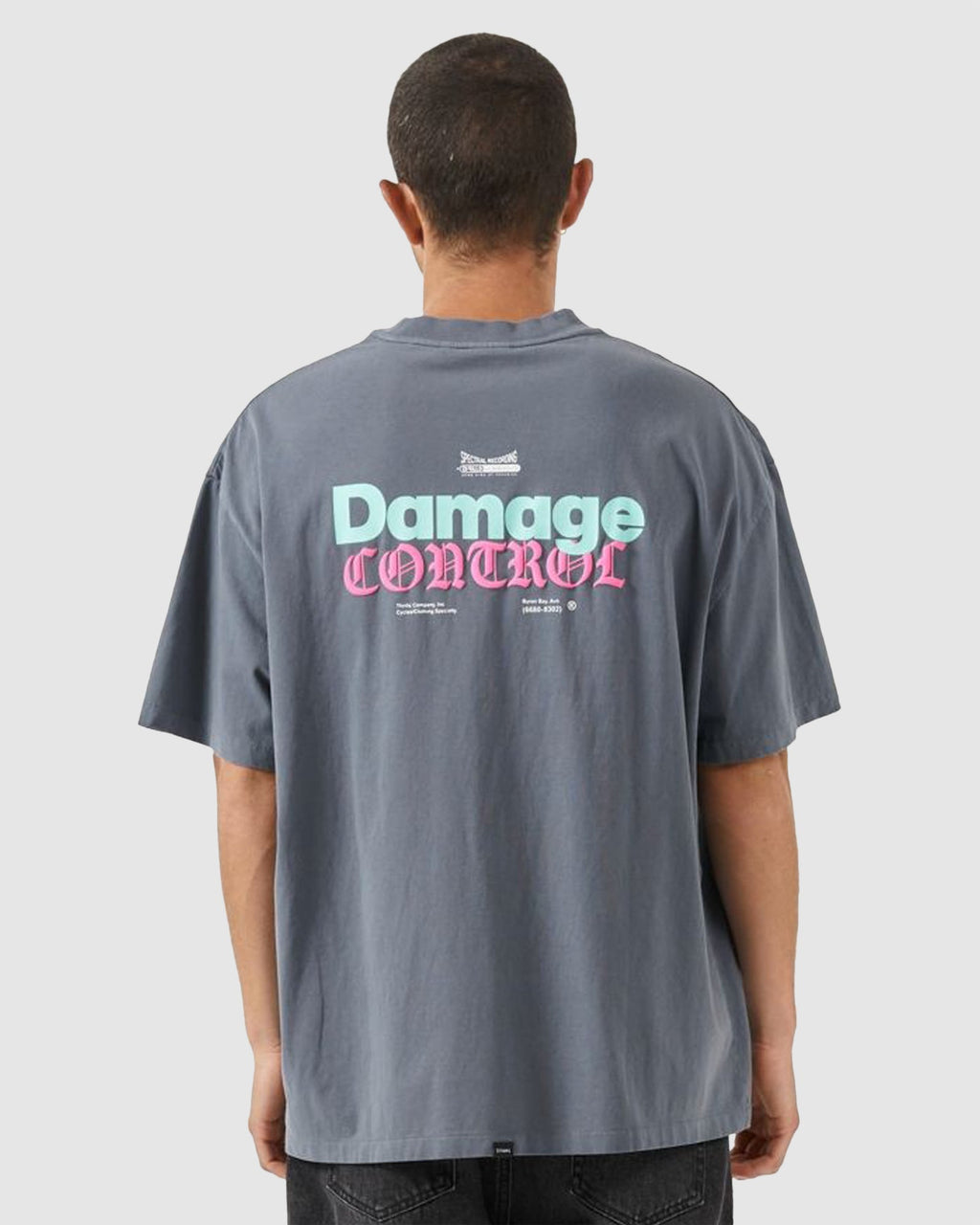 MENS SPECTRAL STATIC BOX FIT OVERSIZED T-SHIRT
