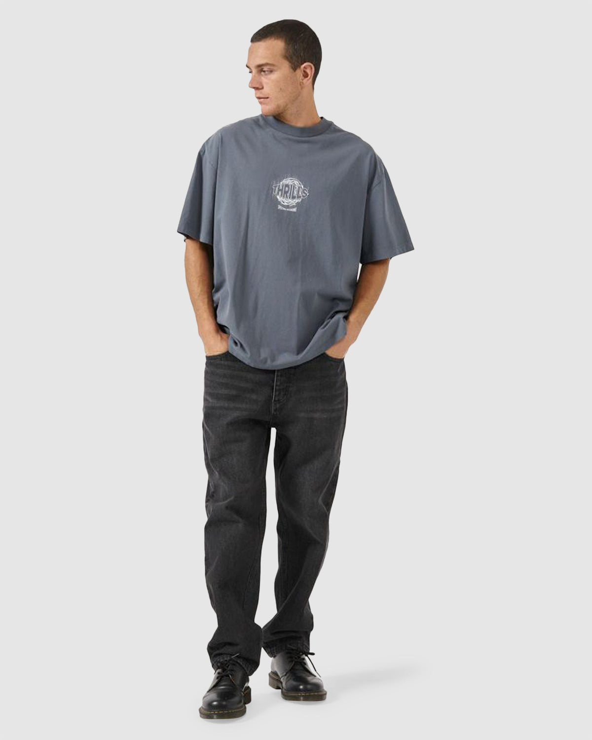 MENS SPECTRAL STATIC BOX FIT OVERSIZED T-SHIRT