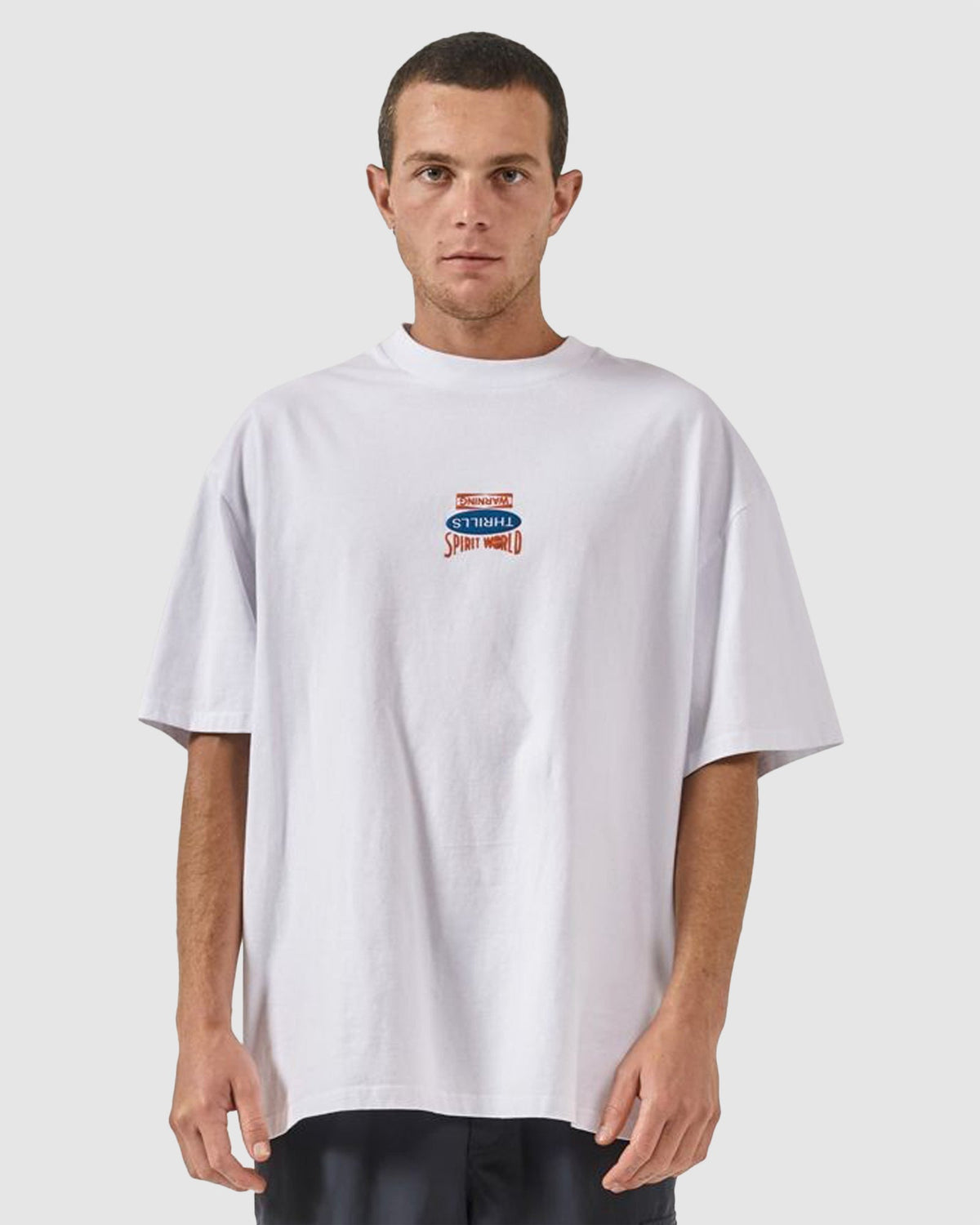 MENS SPIRIT WORLD BOX FIT OVERSIZE T-SHIRT