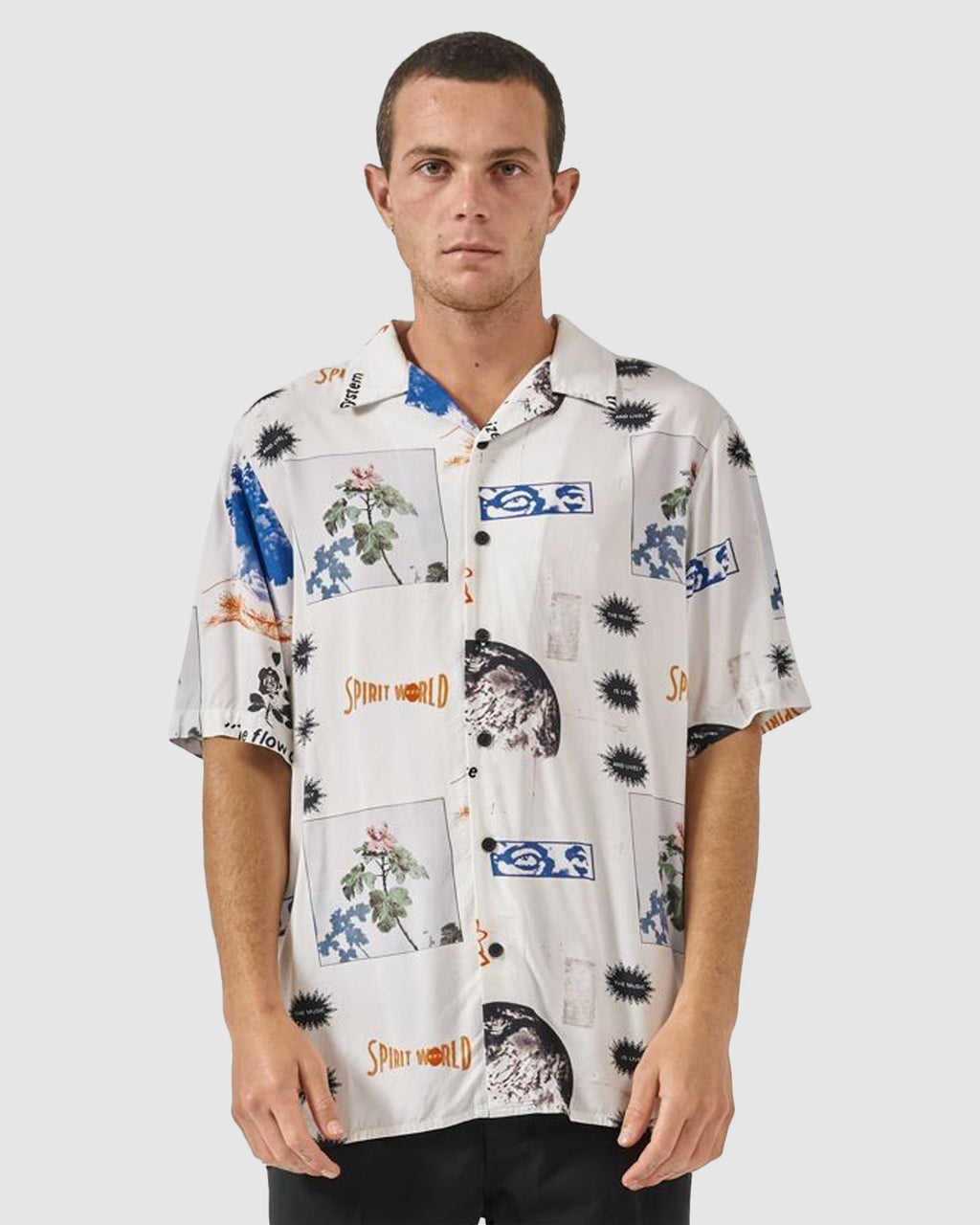 MENS SPIRIT WORLD BOWLING SHIRT