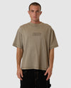 MENS LOST IN PARADISE EMBRO BOX FIT OVERSIZE T-SHIRT