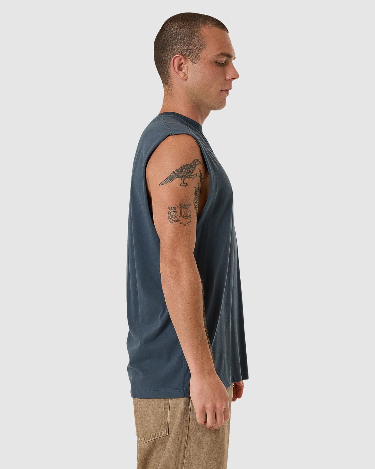 MENS MINIMAL THRILLS MERCH FIT TANK TOP