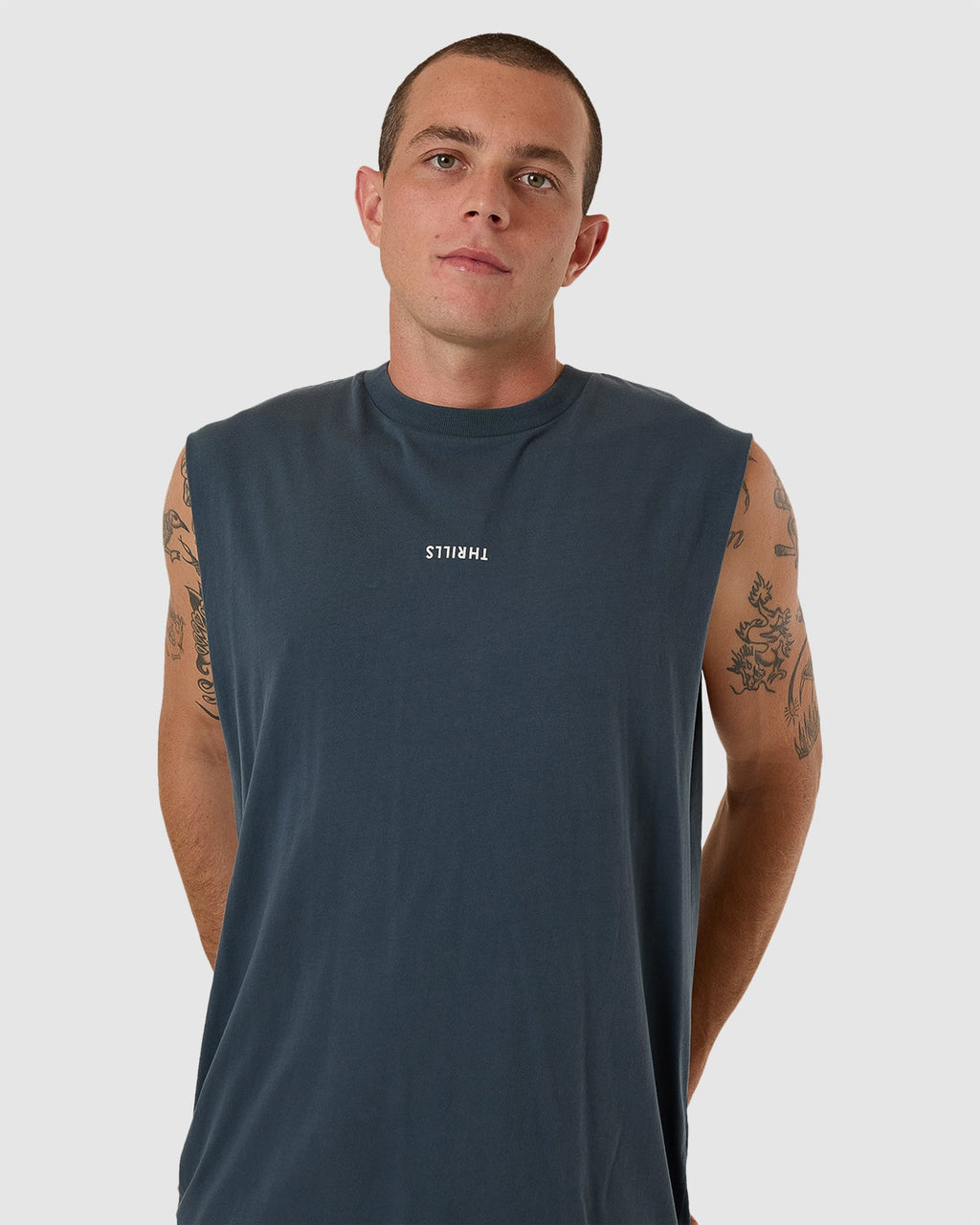 MENS MINIMAL THRILLS MERCH FIT TANK TOP