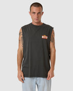 MENS NEVER STOP MERCH FIT TANK TOP
