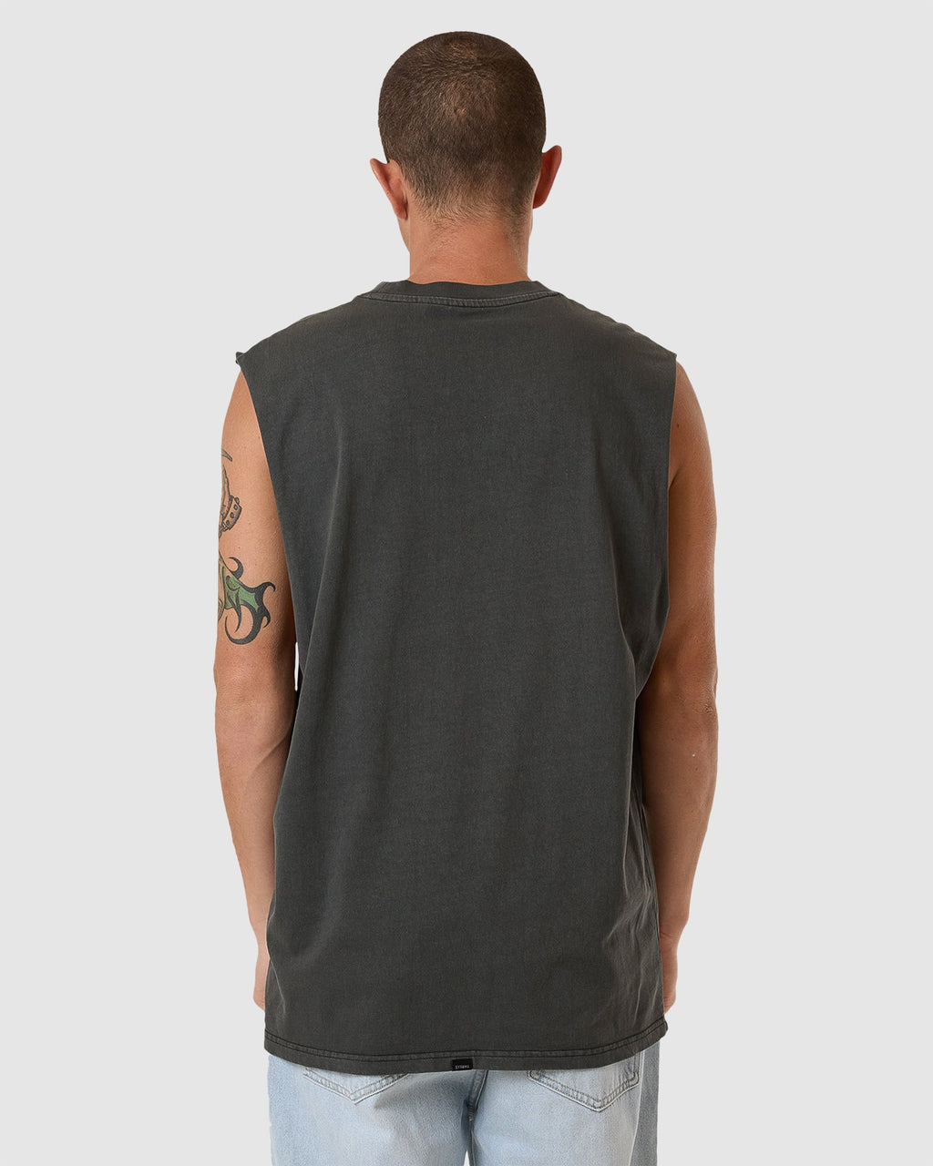 MENS NEVER STOP MERCH FIT TANK TOP