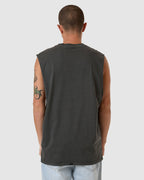 MENS NEVER STOP MERCH FIT TANK TOP