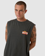 MENS NEVER STOP MERCH FIT TANK TOP